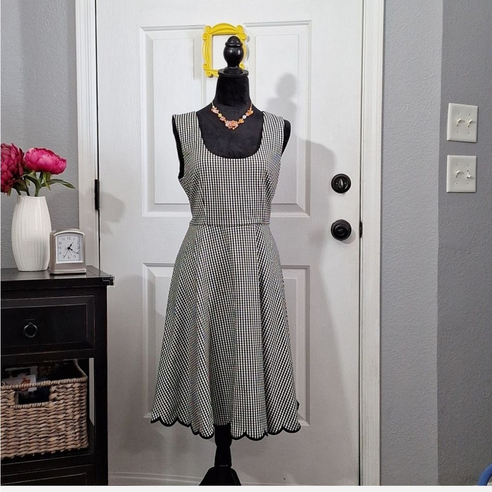 Kate Spade gingham Midi Dress